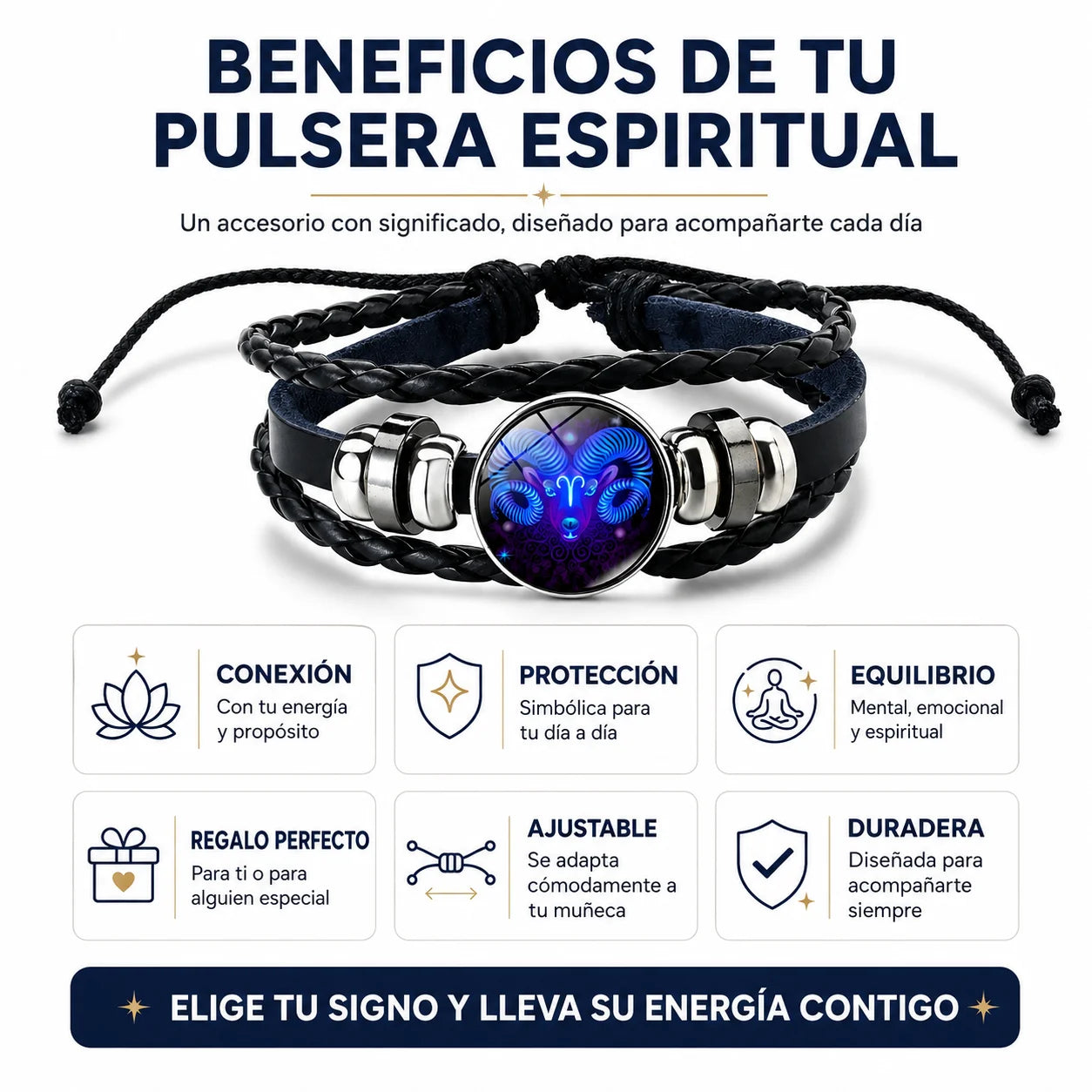 Pulsera Espiritual (conecta con la energía de tu signo)